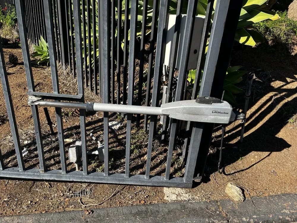 D J.’s Yelp photo of the old, non-working gate arm